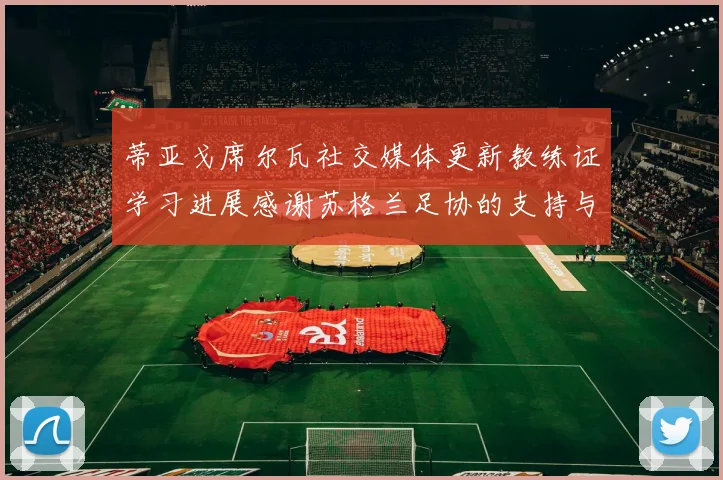 蒂亚戈席尔瓦社交媒体更新教练证学习进展感谢苏格兰足协的支持与帮助